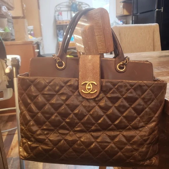 CHANEL Paris-Bombay Stingray Tote - Picture 16 of 17